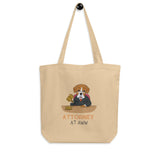 Attorney At Aww Lawyer Dog Eco Tote Bag