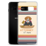 Attorney at Aww Dog Lawyer Samsung Case
