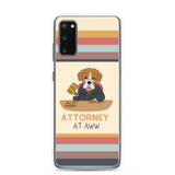 Attorney at Aww Dog Lawyer Samsung Case