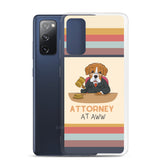 Attorney at Aww Dog Lawyer Samsung Case