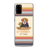 Attorney at Aww Dog Lawyer Samsung Case