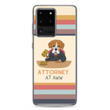 Attorney at Aww Dog Lawyer Samsung Case