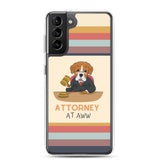 Attorney at Aww Dog Lawyer Samsung Case