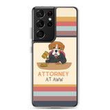 Attorney at Aww Dog Lawyer Samsung Case