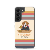 Attorney at Aww Dog Lawyer Samsung Case