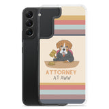 Attorney at Aww Dog Lawyer Samsung Case