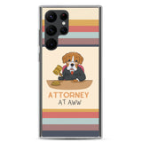 Attorney at Aww Dog Lawyer Samsung Case