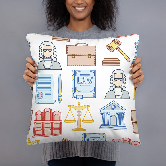Judges and Lawyers Throw Pillow