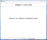 Learn Criminal Authorities: General Defences Digital Flashcards