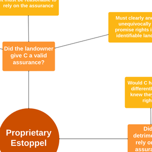 Land Law: Proprietary Estoppel Mind-Map