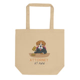Attorney At Aww Lawyer Dog Eco Tote Bag