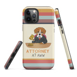 Attorney at Aww Lawyer Dog iPhone case